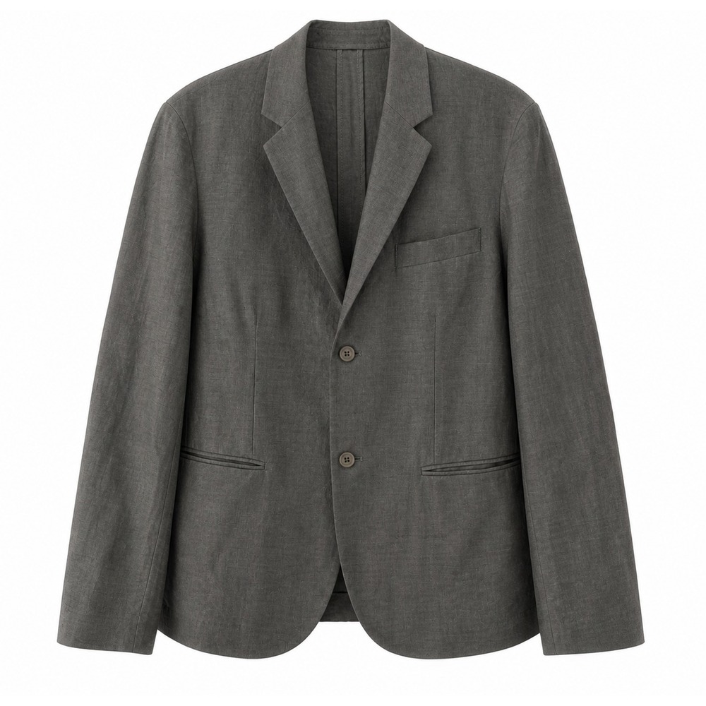 Outlier Injex Linen Blazer Men Medium Olive Unstructured Sport Coat Jacket